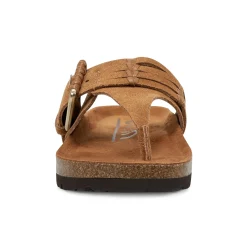 Best Earth Shoes Aldora Woven Round Toe Casual Flat Sandals