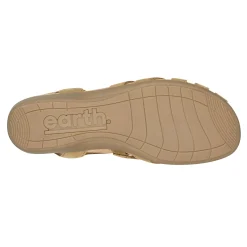 Outlet Earth Shoes Berri Woven Casual Round Toe Slip-on Sandals Light Green