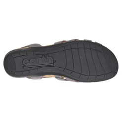 Outlet Earth Shoes Berri Woven Casual Round Toe Slip-on Sandals Dark Gray