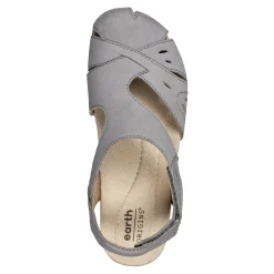 Online Earth Shoes Birdine Casual Round Toe Slip-on Sandals Grey