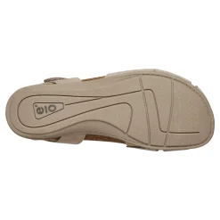Clearance Earth Shoes Birdine Casual Round Toe Slip-on Sandals Ivory