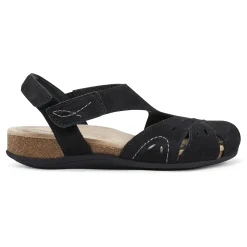 Earth Shoes Birdine Casual Round Toe Slip-on Sandals Black