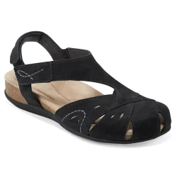 Earth Shoes Birdine Casual Round Toe Slip-on Sandals Black