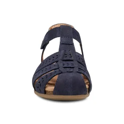 Online Earth Shoes Birdy Casual Round Toe Slip-On Sandals Dark Blue