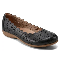Outlet Earth Shoes Bria Round Toe Casual Slip-on Ballet Flats Black