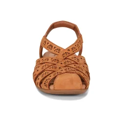 Online Earth Shoes Briel Round Toe Casual Slingback Flat Sandals Medium Natural