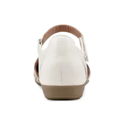 Clearance Earth Shoes Bronnie Casual Slip-On Perforated Sandals Light Natural