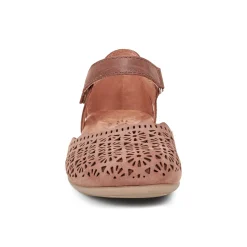 Discount Earth Shoes Bronnie Casual Slip-On Perforated Sandals Dark Brown