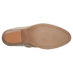 Discount Earth Shoes Chandy Ruched Booties Taupe Suede