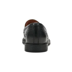 Best Earth Shoes Deeana Tassel Loafers Black Leather