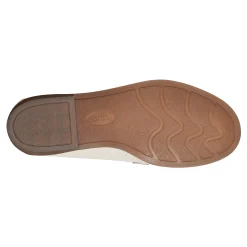 Hot Earth Shoes Edie Stacked Heel Casual Slip-on Loafers Ivory