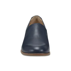 Online Earth Shoes Edna Round Toe Casual Slip-on Flat Loafers Dark Blue