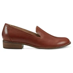 Hot Earth Shoes Edna Round Toe Casual Slip-on Flat Loafers Medium Natural