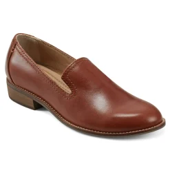 Hot Earth Shoes Edna Round Toe Casual Slip-on Flat Loafers Medium Natural