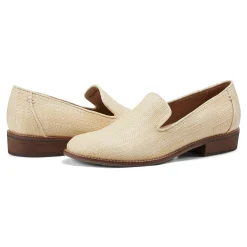 Best Earth Shoes Edna Round Toe Casual Slip-on Flat Loafers Natural Raffia