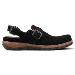 Hot Earth Shoes Elmonte Round Toe Slingback Clogs Black