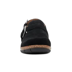 Hot Earth Shoes Elmonte Round Toe Slingback Clogs Black