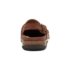Best Earth Shoes Elmonte Round Toe Slingback Clogs Brown