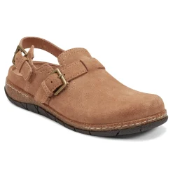Sale Earth Shoes Elmonte Round Toe Slingback Clogs Light Natural