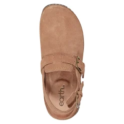 Sale Earth Shoes Elmonte Round Toe Slingback Clogs Light Natural