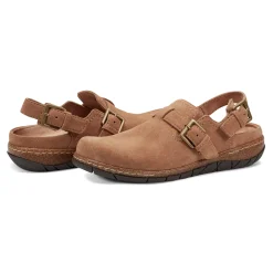 Sale Earth Shoes Elmonte Round Toe Slingback Clogs Light Natural