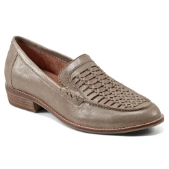 Sale Earth Shoes Elona Casual Slip-on Round Toe Loafers Gold