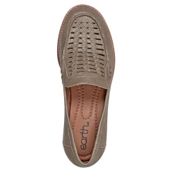 Sale Earth Shoes Elona Casual Slip-on Round Toe Loafers Gold