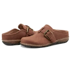 Hot Earth Shoes Eras Casual Clogs Medium Brown