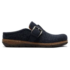 Hot Earth Shoes Eras Casual Clogs Dark Blue Wool