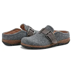 Discount Earth Shoes Eras Casual Clogs Light Gray Wool