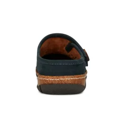 Earth Shoes Erinn Round Toe Casual Slip-on Flat Clogs Dark Blue