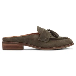 Online Earth Shoes Everett Casual Slip-on Round Toe Loafers Dark Green