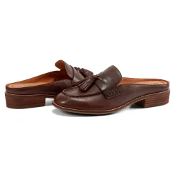 Sale Earth Shoes Everett Casual Slip-on Round Toe Loafers Dark Brown