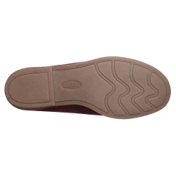 Best Earth Shoes Everett Casual Slip-on Round Toe Loafers Dark Red