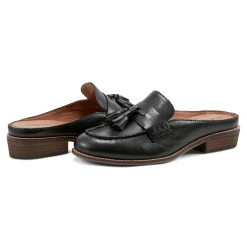 Outlet Earth Shoes Everett Casual Slip-on Round Toe Loafers Black