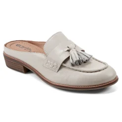Earth Shoes Everett Casual Slip-on Round Toe Loafers Ivory