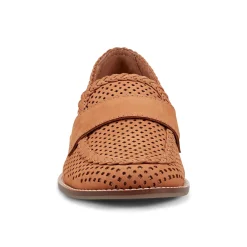 Online Earth Shoes Evvie Casual Slip-On Perforated Loafers Medium Natural