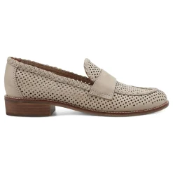 New Earth Shoes Evvie Casual Slip-On Perforated Loafers Light Green