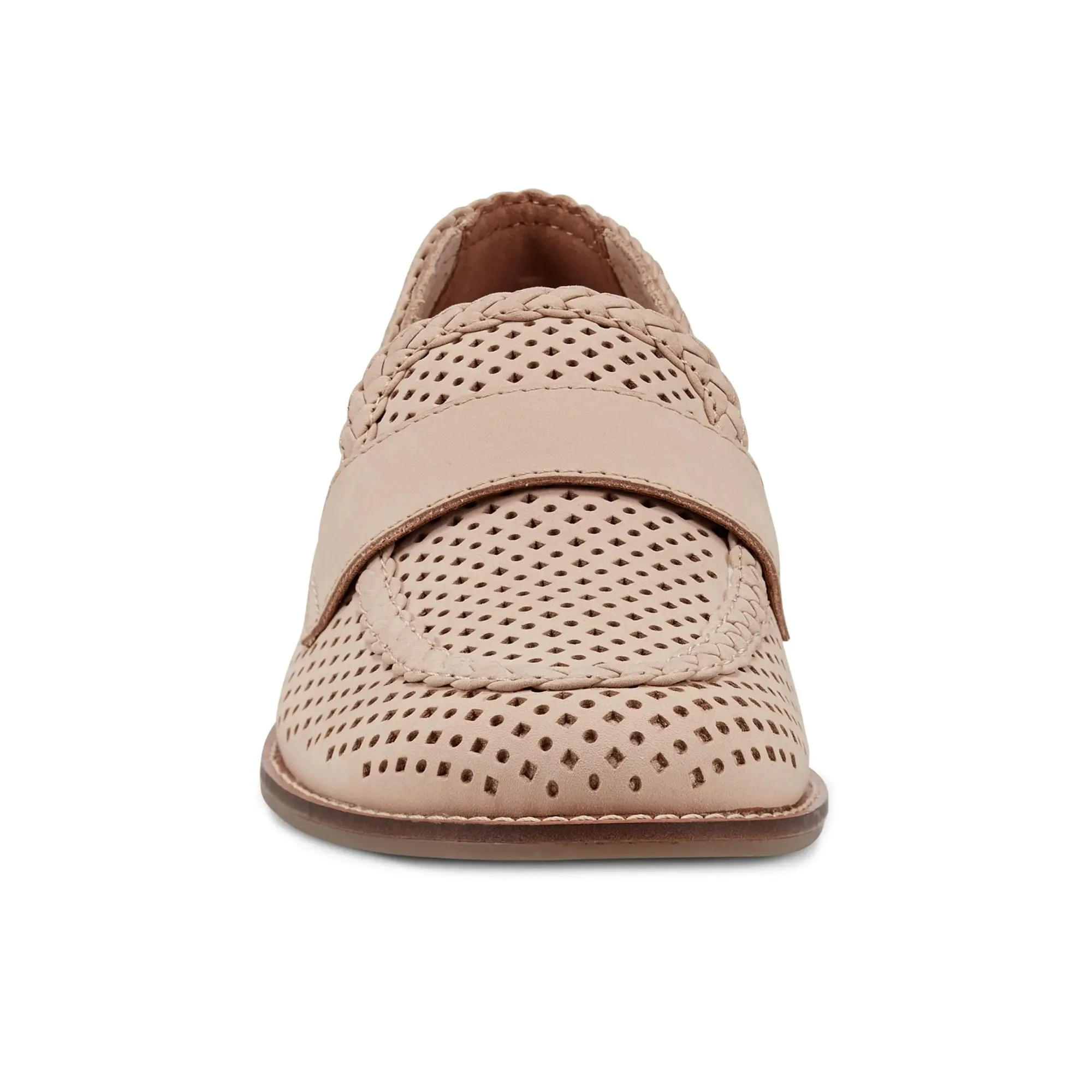 Sale Earth Shoes Evvie Casual Slip-On Perforated Loafers Ivory