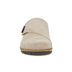 Earth Shoes Ezra Round Toe Casual Slip-on Flat Clogs Taupe