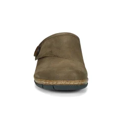 New Earth Shoes Ezra Round Toe Casual Slip-on Flat Clogs Green