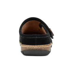 Clearance Earth Shoes Ezra Round Toe Casual Slip-on Flat Clogs Black
