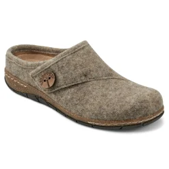 Earth Shoes Ezra Round Toe Casual Slip-on Flat Clogs Brown