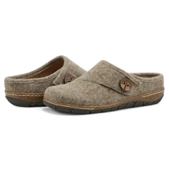 Earth Shoes Ezra Round Toe Casual Slip-on Flat Clogs Brown