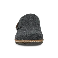 Outlet Earth Shoes Ezra Round Toe Casual Slip-on Flat Clogs Dark Gray