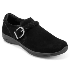 Sale Earth Shoes Farage Round Toe Casual Slip-on Flats Black