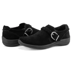 Sale Earth Shoes Farage Round Toe Casual Slip-on Flats Black