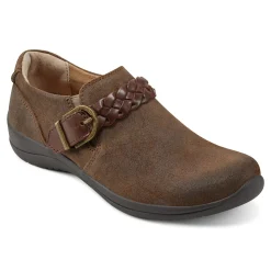 Sale Earth Shoes Farage Round Toe Casual Slip-on Flats Dark Brown