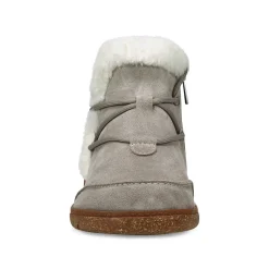 New Earth Shoes Fleet Cold Weather Lace-up Casual Booties Medium Gray