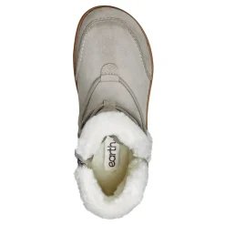 New Earth Shoes Fleet Cold Weather Lace-up Casual Booties Medium Gray